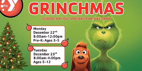 Grinchmas Pre-K Camp at the YMCA Gymnastics & Cheer Center