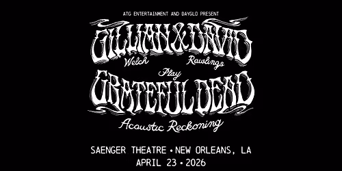Gillian Welch & David Rawlings Play The Grateful Dead Reckoning