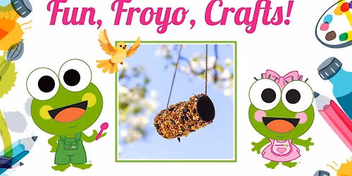 Bird Feeder Craft at sweetFrog Hampton