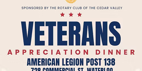 Annual Veterans Appreciation Dinner