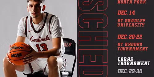 North Central College Cardinals at Bradley Braves Mens Basketball at Peoria Civic Center - Carver Arena