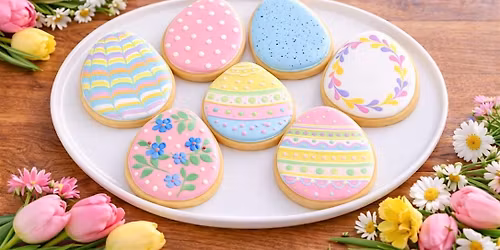 Easter Egg Sugar Cookie Decorating Studio