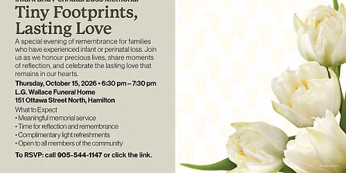 Infant & Perinatal Loss Memorial: Tiny Footprints, Lasting Love