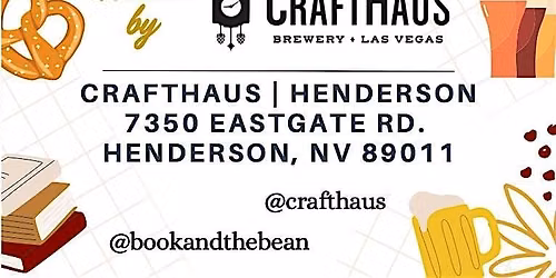 Pints & Pages a Book Fair at CraftHaus