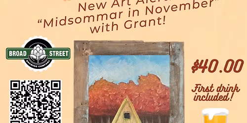 Pints & Paints at Broad Street Brewing Company!