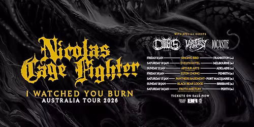 NICOLAS CAGE FIGHTER - ADELAIDE