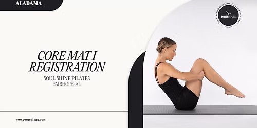 PILATES CERTIFICATION COURSE: Core Mat I in Fairhope, Alabama