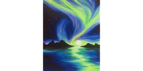 Northern Night Lights - Paint and Sip in Norfolk | Classpop!\u2122