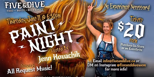 Don't Have a Cow! It's Paint Night!