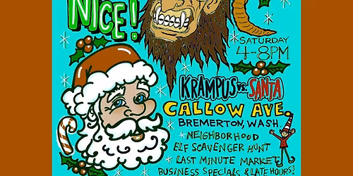Naughty or Nice Krampus Vs. Santa Callow Face Off