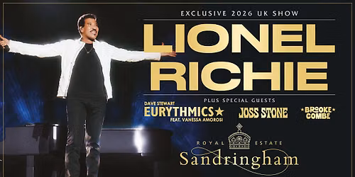 LIONEL RICHIE at Royal Sandringham on 20th Aug 2026