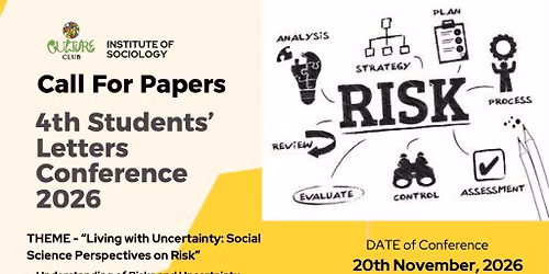 Call for Papers | 4th Students' Letters Conference 2026