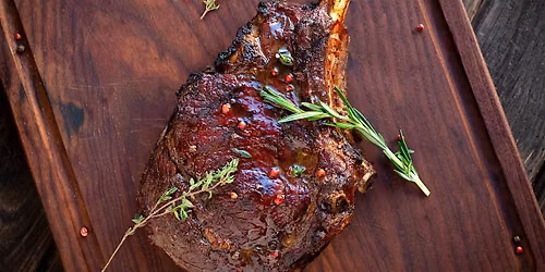 A Cowboy Steak Dinner