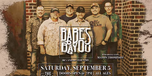 Babe's Bayou Band with Mason Thompson