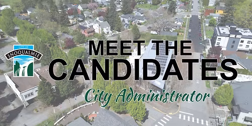 City Administrator Candidates Meet & Greet