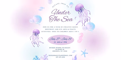 Under The Sea Ballet Camp