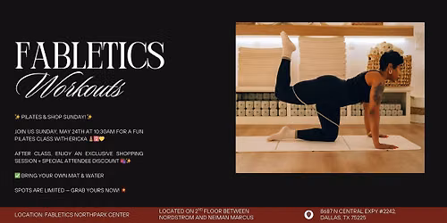 \u2728 Fabletics Pilates Class \u2728