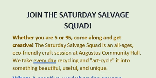 Saturday Salvage Squad