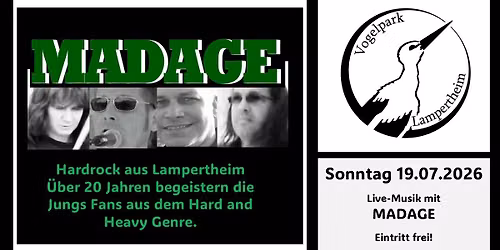 Familiensonntag & Soundcheck - Live Musik mit MADAGE