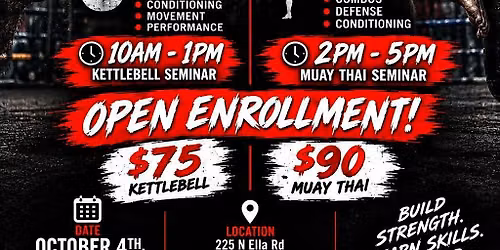 Kettlebell Training Seminar- with Kru Yai Belton