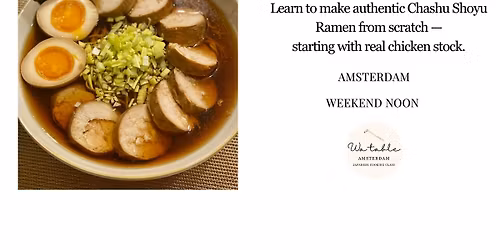 Japanese Ramen Cooking Class in Amsterdam \u2013 Beginner Friendly (Apr 25)