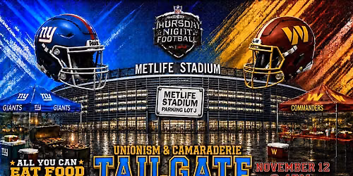 New York Giants vs Washington Commanders Tailgate