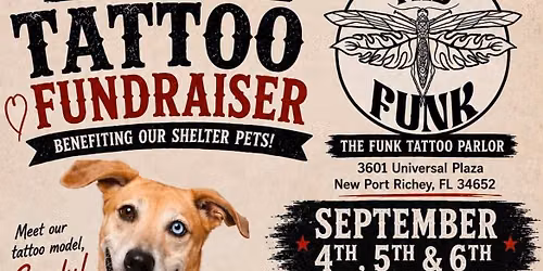 Tattoo Fundraiser Pasco Animal Services & The Funk