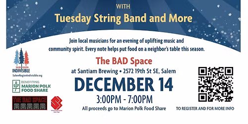 Comfort and Joy Benefit Concert for Marion Polk Food Share