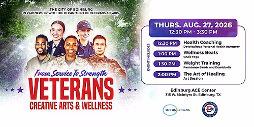 From Service to Strength: Creative Arts and Wellness Event | August
