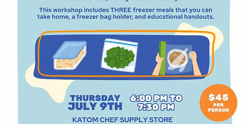 Easy Freezy Meals Workshop