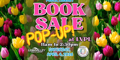 April Friends Book Sale