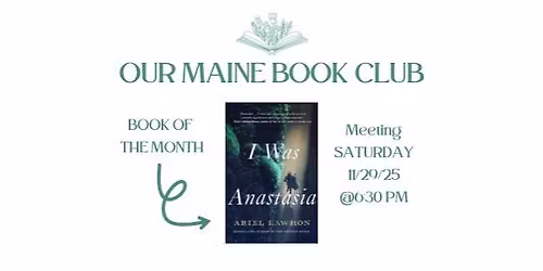 Book Club Meeting: I Was Anastasia