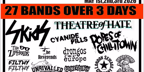 PUNKS AGAINST CANCER 2026 | THE HAIRY DOG, DERBY