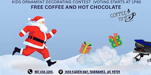 The Grinch stole Santa's sled (Santa and Grinch Meet & Greet)