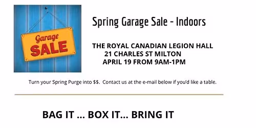 Garage Sale and Donation Day