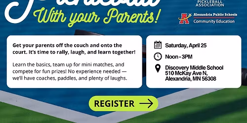 Pickleball with Your Parents | Alexandria Pickleball Association + Alexandria Public Schools