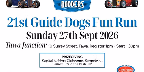 21st Annual Guide Dogs Fun Run, starts from Tawa Junction 