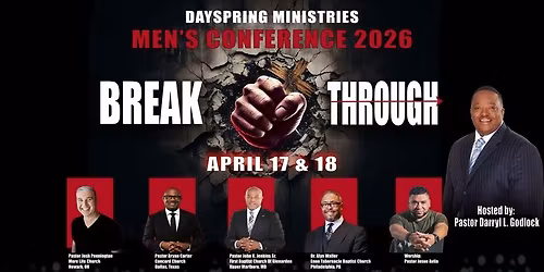 Dayspring Minstries Breakthrough Men\u2019s Conference 2026
