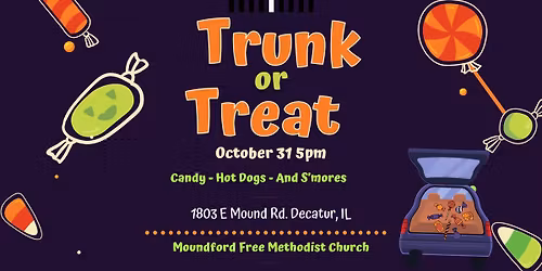 Trunk Or Treat At Moundford Free Methodist Church