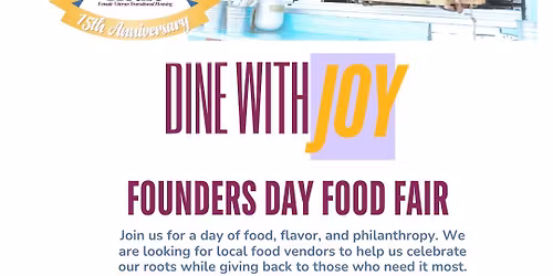 Dine With Joy Founders Day Food Fair