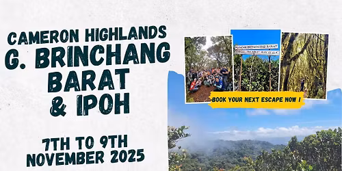 Cameron Highlands G. Brinchang Barat & Ipoh