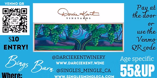 Singles Mingle 55&UP in Livermore