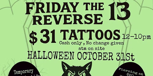 Trick or treat it\u2019s the reverse Friday the 13th