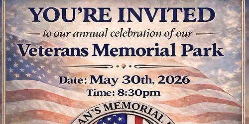 Veterans Memorial Anniversary Ceremony