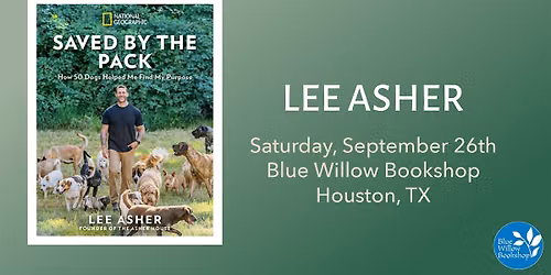 Lee Asher | Saved by the Pack SIGNING LINE and book
