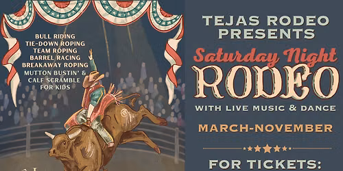 Saturday Night Rodeo at Tejas Rodeo Company