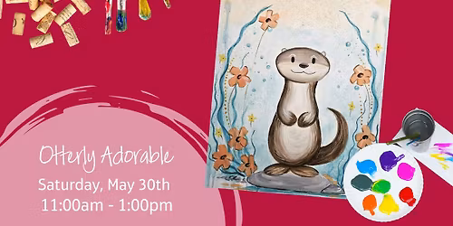 Otterly Adorable - A Family Friendly Painting!