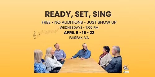 Ready, Set, Sing! \u2013 Free Community Singing Experience
