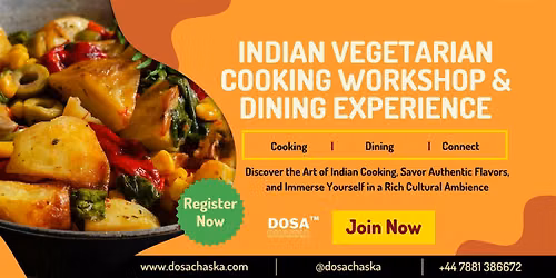 Indian Vegetarian Cooking Workshop & Dining Experience