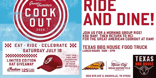 Indian Motorcycle's Great Summer Cookout
